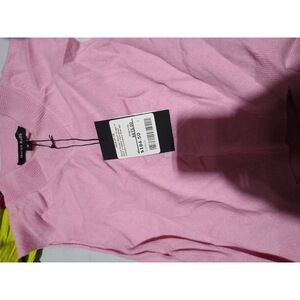 Meryll Rogge-V-Neck Cropped Sleeveless Sweater-Cashmere Pink-MD